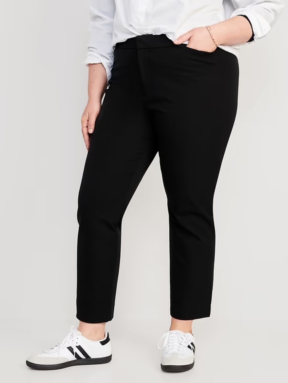Old Navy High Rise Pixie Black Size 28 Straight-Leg Dress Pants NWT